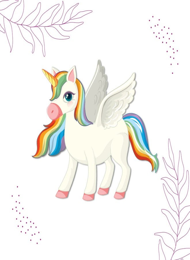 Bhai Please Unicorn Wooden Fridge Magnet (Pack of 1) | Cartoon Characters, Movie, TV, Comics, Anime | Fridge Decorations | Gift for Friends, Colleagues, Gen Y | Birthday, Return Gift - Image 3